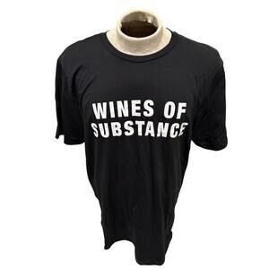 Wines of Substance Black Bella+Canvas Promo T-Shirt Size XL